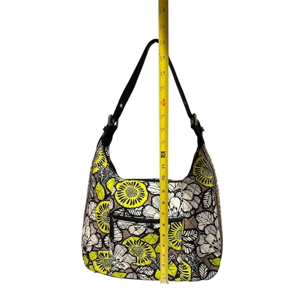 VERA BRADLEY On‎ the Go Crossbody - Citron Pattern - Gray & Citrus Colors NWOT